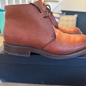 Joseph Cheaney Brown Lined Chukka Boots 7.5 UK 8.5 US